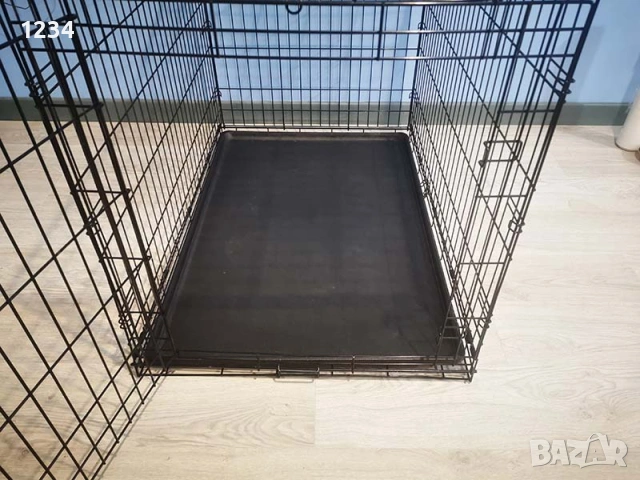 голяма метална клетка за куче 108x72x77см за транспорт и стационар, снимка 6 - За кучета - 53298868