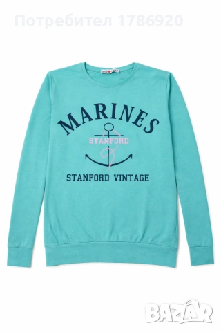 ⚓️Дамска блуза "Marines Stanford Vintage" - Blue Her World 🌊