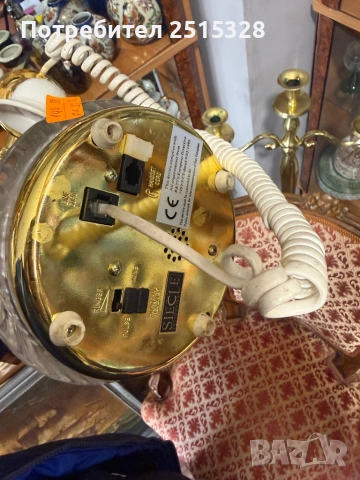 интериорен ретро телефон, снимка 4 - Антикварни и старинни предмети - 53633303
