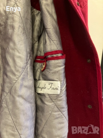 Дамско зимно яке - цвят червен, снимка 6 - Якета - 53412388