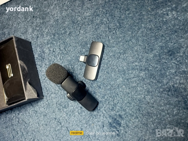 Безжичен микрофон тип брошка iPhone, снимка 3 - Микрофони - 52807810