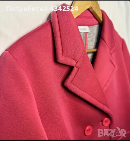 Max&Co pink coat/jacket /M/, снимка 3 - Сака - 48492992