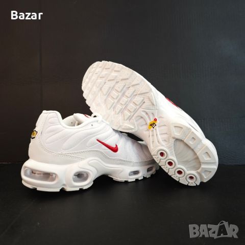 Nike Air Max Plus TN Supreme White Размер 43 Номер 27.5см Бели Обувки, снимка 4 - Маратонки - 46722740