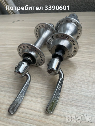 Campagnolo комплект шосейни главини с шлици и QR