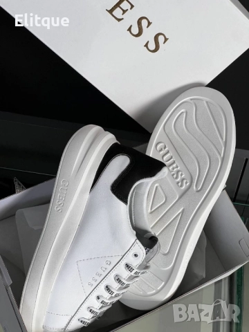 мъжки маратонки от естествена кожа guess 