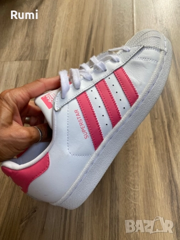 Оригинални кецове ADIDAS Superstar! 36 н, снимка 9 - Детски маратонки - 51858376