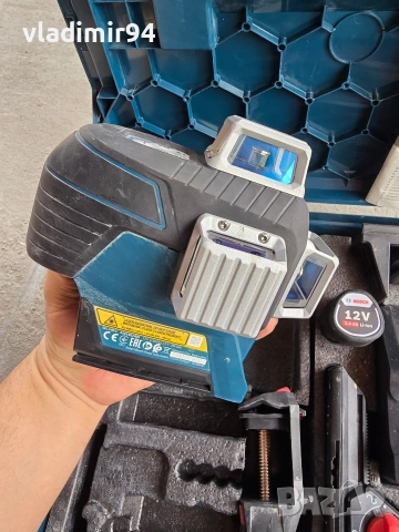 Bosch GLL 3-80 C 3х360 лазерен нивелир, снимка 4 - Други инструменти - 53761478