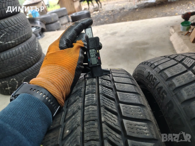 2бр.зимни гуми CONTINENTAL 205 45 17 DOT23 цена за брой, снимка 2 - Гуми и джанти - 53941440