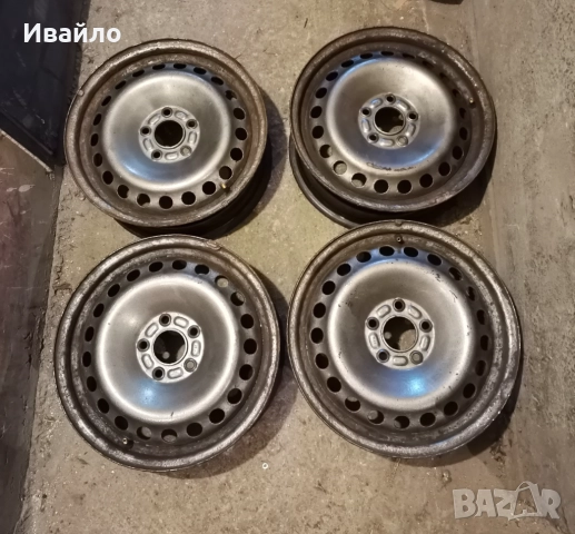 Продавам 4 броя железни джантите 16 ки 5/112