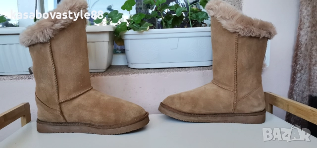 Ботуши от Естествен велур 38н., снимка 4 - Дамски ботуши - 52806115