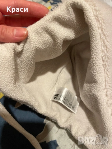 Топла шапка с полар 87-92 размер , снимка 5 - Бебешки шапки - 53656860