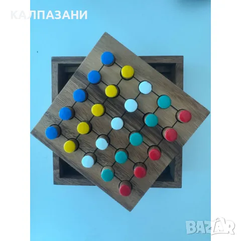 Судоку цветна кутия - дървена игра K011, снимка 2 - Игри и пъзели - 50217190