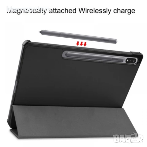 Samsung Galaxy Tab S7 Lite T730 / T735 / Tab S7 FE T736 Кожен Калъф и Протектор, снимка 12 - Калъфи, кейсове - 51188314