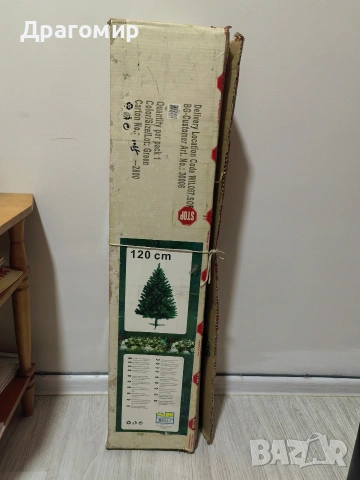 120см Коледна Елха, снимка 2 - Декорация за дома - 53288872
