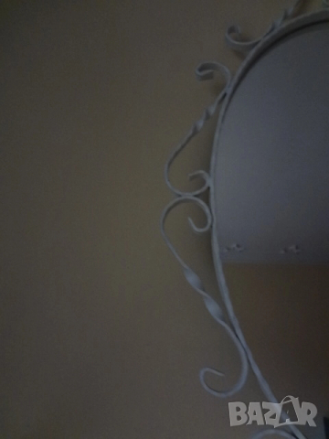 Винтидж огледало с метална рамка, снимка 6 - Огледала - 52577445