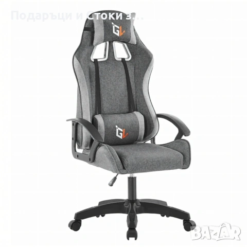 Ергономичен геймърски офис стол с лумбална и шийна опора – комфорт за игра и работа без умора, снимка 7 - Столове за офис - 53238350