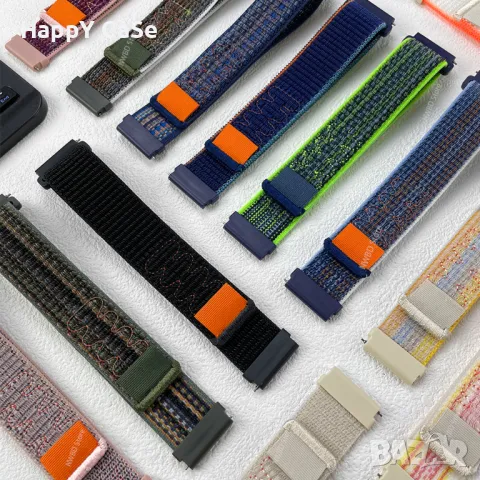 NYLON LOOP Каишка за смарт часовник Huawei Watch/Samsung/Apple/Xiaomi/Garmin/Amazfit/Casio/Honor, снимка 2 - Каишки за часовници - 47850700