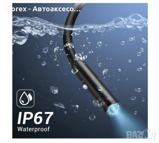 Ендоскоп камера за телефон IOS Android 3м кабел, снимка 4 - Аксесоари и консумативи - 54109264