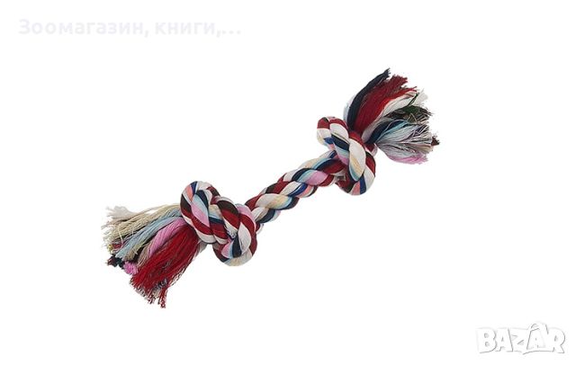 Играчка за куче въже с 2 възела PET INTEREST Cotton Rope Toy 2 Knots 4001-4, снимка 1 - За кучета - 46167977
