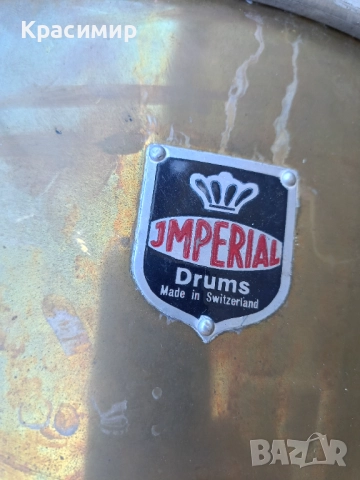 Стар военен маршов барабан "IMPERIAL" швейцарски. , снимка 4 - Антикварни и старинни предмети - 51775738