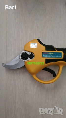 Акумулаторна безчеткова лозарска ножица WERSTIL 21V 5AH, снимка 6 - Градинска техника - 51783834