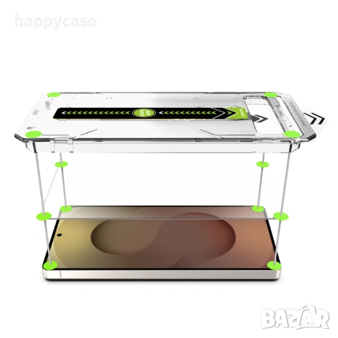 Samsung Galaxy S26 Ultra / TITAN GLASS Easy App Стъклен протектор с лесен монтаж, снимка 2 - Фолия, протектори - 53058212