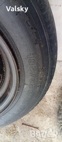 Volvo стоманена джанта 15x6.5J с гума 185/65/15 , снимка 4 - Гуми и джанти - 53265976