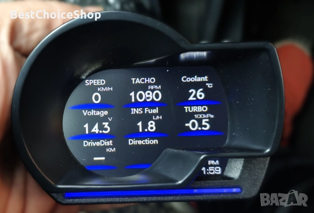 Head Up Display OBD2 + GPS, скоростомер , снимка 7 - Аксесоари и консумативи - 53517167