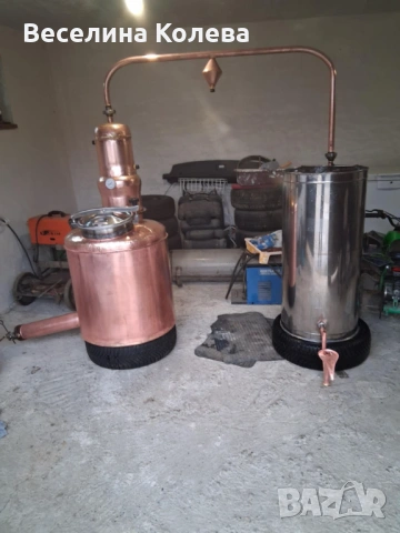 Изработка на медни казани за ракия обикновени и двоен дестилат 