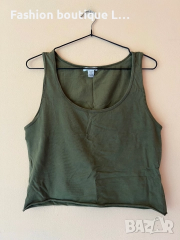 Зелен потник XL размер 95% памук 5% еластант 💚