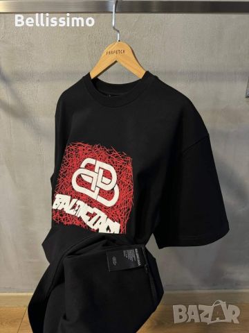 💢NEW💢BALENCIAGA💢Мъжка тениска с къс ръкав, Premium quality, снимка 2 - Тениски - 45890372