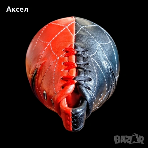 Бърза боксова круша,изработена от естествена кожа разм.М 6x8инч., снимка 5 - Бокс - 53462031