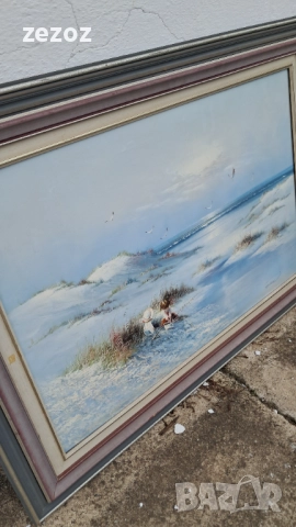 Авторска картина "Деца на риболов", снимка 3 - Картини - 52387485