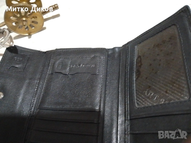 Портмоне Арт с много прегради дамско ест.кожа 155х 95 мм отлично, снимка 11 - Портфейли, портмонета - 53902127