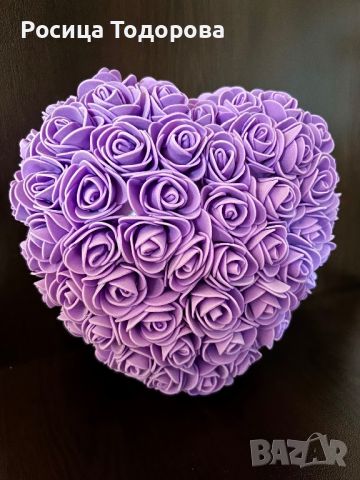 сърце от рози, снимка 1 - Романтични подаръци - 46102876