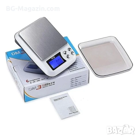 Акумулаторна електронна везна дигитален кантар за храна злато бижута професионална 0.01 прецизна, снимка 5 - Везни - 50929568