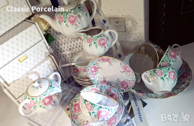 ЛФЗ „Розов божур“, снимка 7 - Сервизи - 54188436