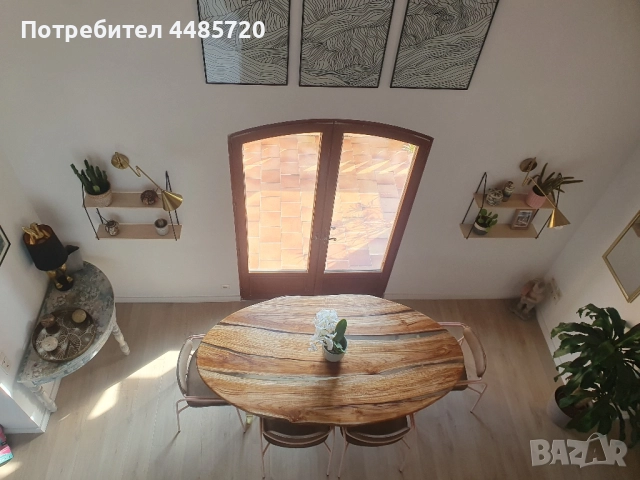 маси и плотове от масив с епоксидна смола, снимка 14 - Маси - 51596692