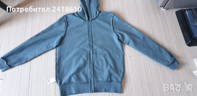Lacoste Classic Fit  Full Zip Hoodie Mens Size 4 - M НОВО! ОРИГИНАЛ! Мъжка Качулка с цял цип!, снимка 10 - Спортни дрехи, екипи - 51572174
