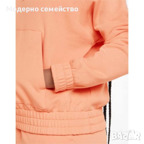 Дамско спортно горнище  puma her training hoodie peach pink, снимка 3 - Суичъри - 46805652