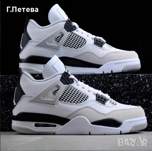Мъжки маратонки Air Jordan 4 White/Black 