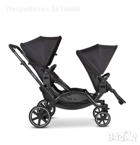 Бебешка количка за близнаци ABC Design Classic Edition - Zoom, снимка 8 - Стоки за близнаци - 45782428
