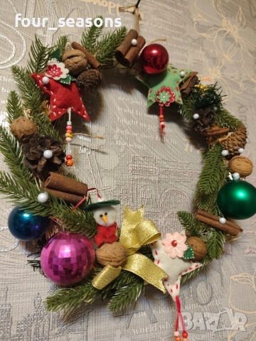 Коледни венци , снимка 12 - Декорация за дома - 51981814