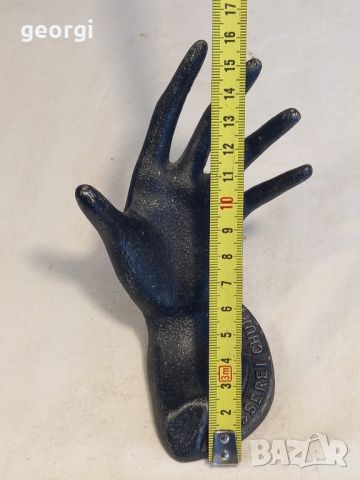 чугунена скулптура ръка , снимка 6 - Статуетки - 45700274