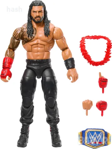 Mattel WWE Elite Collection Top Picks Екшън фигурки и комплект аксесоари, Roman Reigns 6-инчов колек, снимка 1 - Фигурки - 48586155