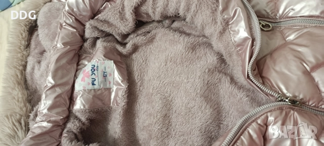 Зимно розово яке , снимка 3 - Детски якета и елеци - 52674922