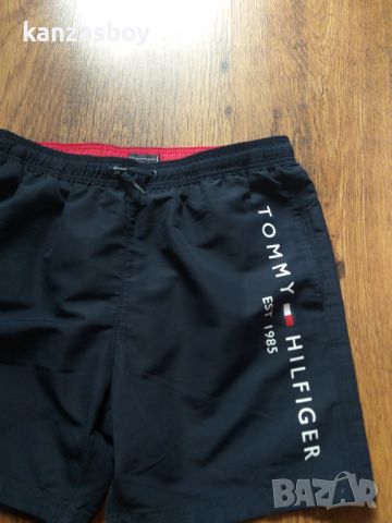 Tommy Hilfiger Boys Logo Swimshort - страхотни юношески шорти 12-14год., снимка 2 - Детски панталони и дънки - 46463325