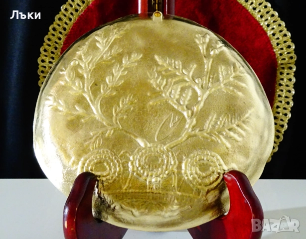 Бронзова чиния,бижутерка Collini,Австрия. , снимка 2 - Антикварни и старинни предмети - 52417538