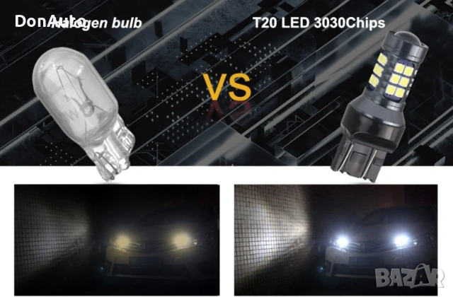 T20 LED Крушки, снимка 4 - Аксесоари и консумативи - 53134917