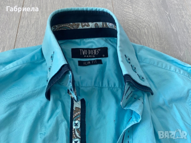 Ризи в син цвят, Tom Tailor, снимка 6 - Ризи - 51708020